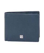 GAUD&Igrave; ERIK Portefeuille en cuir pour homme bleu encre - Portefeuilles Homme - 1