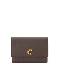 COCCINELLE KELSEY portefeuille en cuir fondant marron - Portefeuilles Femme - 1