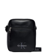 CALVIN KLEIN BOLD LOGO WEBBING sac bandouli&egrave;re sur noir - Sacs en Bandouli&egrave;res pour Homme - 1