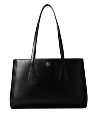 CALVIN KLEIN CK MEDIUM  Le sac bandouli&egrave;re sur noir - Sacs pour Femme - 1