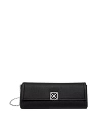 CALVIN KLEIN EMBLEM HW Pochette, sac bandouli&egrave;re sur noir - Sacs pour Femme - 1