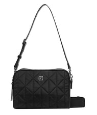 CALVIN KLEIN QUILTED NYLON Mini sac bandouli&egrave;re, avec bandouli&egrave;re sur noir - Sacs pour Femme - 1