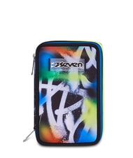 SEVEN BUZZY NOTE BOY Trousse &agrave; crayons avec kit scolaire Pineneedle - &Eacute;tuis et Accessoires - 1