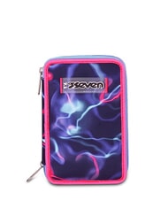 SEVEN ELECTRICVIBE GIRL Trousse &agrave; crayons avec kit scolaire MOOD INDIGO - &Eacute;tuis et Accessoires - 1