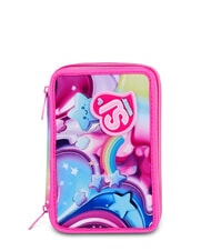 SJGANG SOFT POUCH GIRL Trousse &agrave; crayons avec kit scolaire poup&eacute;e rose - &Eacute;tuis et Accessoires - 1