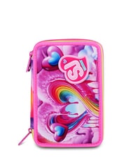 SJGANG JOYFUL PINS GIRL Trousse &agrave; crayons avec kit scolaire fuxiafluo - &Eacute;tuis et Accessoires - 1
