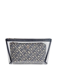 TOMMY HILFIGER TH ICON N&eacute;cessaire bleu mono - Trousses - 1