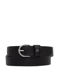 TOMMY HILFIGER ESSENTIAL EFFORTLESS ceinture en cuir le noir - Ceintures - 1