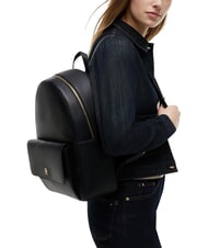 TOMMY HILFIGER TH ICON Sac &agrave; dos avec poche avant le noir - Sacs pour Femme - 1