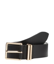 TOMMY HILFIGER TH SQUARE ceinture en cuir le noir - Ceintures - 1
