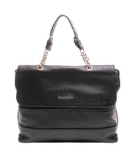 BRACCIALINI SANDRA Sac bandouli&egrave;re en cuir noir - Sacs pour Femme - 1
