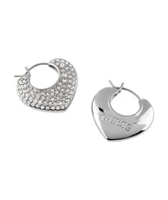 GUESS CRAZY IN LOVE Boucles d'oreilles en acier ARGENT - Boucles d'oreilles - 1