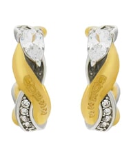 GUESS TWIST Boucles d'oreilles en acier or jaune/rhodium - Boucles d'oreilles - 1