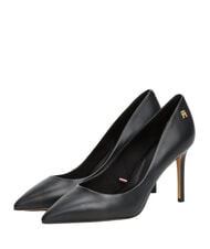 TOMMY HILFIGER TH  Escarpins en cuir &agrave; talons hauts de 9 cm - Chaussures Femme