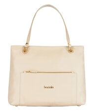 BRACCIALINI NORA Sac bandouli&egrave;re en cuir avec poche beige - Sacs pour Femme - 1