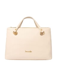 BRACCIALINI NORA Sac &agrave; main en cuir avec bandouli&egrave;re beige - Sacs pour Femme - 1