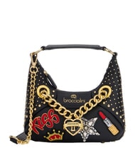 BRACCIALINI ROCK Mini sac bandouli&egrave;re, avec bandouli&egrave;re noir - Sacs pour Femme - 1