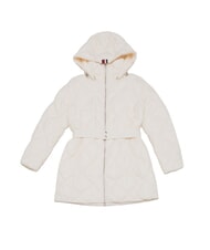 TOMMY HILFIGER TH veste &agrave; capuche blanc ancien - Vestes pour femmes - 1