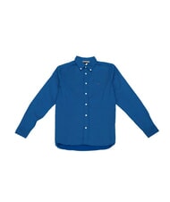 TOMMY HILFIGER TH Chemise en coton &agrave; manches longues bleunoir - Chemises pour hommes - 1