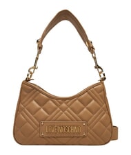 LOVE MOSCHINO QUILTED Sac &agrave; double fonction beige - Sacs pour Femme - 1