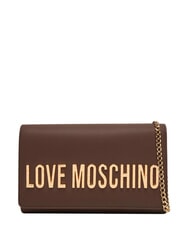 LOVE MOSCHINO SMART DAILY Mini sac bandouli&egrave;re chocolat2 - Sacs pour Femme - 1