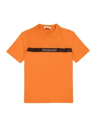 TRUSSARDI DIGITAL LEVRIERO T-shirt en coton &agrave; manches courtes - T-shirt