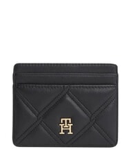 TOMMY HILFIGER TH FEMININE Porte-carte plat le noir - Portefeuilles Femme - 1