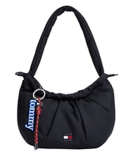 TOMMY HILFIGER TJW ICON Sac bandouli&egrave;re souple le noir - Sacs pour Femme - 1