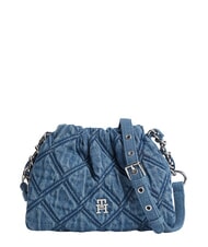 TOMMY HILFIGER TH FEMININE Mini sac bandouli&egrave;re denim - Sacs pour Femme - 1