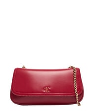 CALVIN KLEIN CK CONVERTIBLE sac bandouli&egrave;re vin de Bordeaux - Sacs pour Femme - 1