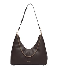 CALVIN KLEIN EMBLEM HW sac bandouli&egrave;re argent d&eacute;licieux/antique - Sacs pour Femme - 1