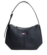 TOMMY HILFIGER TJW SLOUCHY sac bandouli&egrave;re le noir - Sacs pour Femme - 1