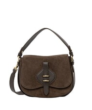 COCCINELLE MAVERY SUEDE BI Mini sac &agrave; main avec bandouli&egrave;re boue - Sacs pour Femme - 1
