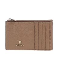 FURLA CAMELIA Portefeuille plat en cuir caramel au beurre - Portefeuilles Femme - 1