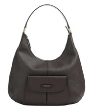 THE BRIDGE MARTINA Sac bandouli&egrave;re en cuir moka &agrave; l'or - Sacs pour Femme - 1