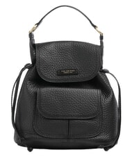THE BRIDGE MARTINA Sac &agrave; dos en cuir martel&eacute; black Gold - Sacs pour Femme - 1