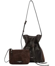 GIANNI CHIARINI SIENNA sac seau bandouli&egrave;re en cuir exprim&eacute; - Sacs pour Femme - 1