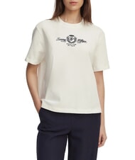 TOMMY HILFIGER TJ T-shirt en coton &eacute;cru - T-shirt - 1