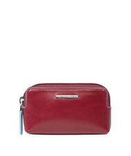 PIQUADRO BLUE SQUARE &Eacute;tui &agrave; cl&eacute;s en cuir ROUGE - Porte-cl&eacute;s - 1