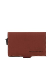 PIQUADRO BLACK SQUARE Porte-cartes en cuir - Portefeuilles Homme