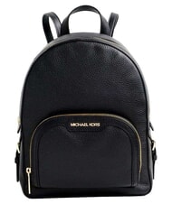 MICHAEL KORS JAYCEE Sac &agrave; dos en cuir noir - Sacs pour Femme - 1