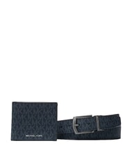 MICHAEL KORS GIFT Coffret cadeau pour homme, portefeuille et ceinture bleu - Portefeuilles Homme - 1