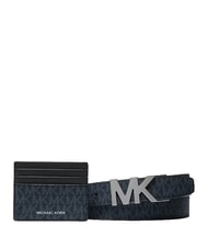 MICHAEL KORS GIFT Coffret cadeau pour homme, porte-cartes et ceinture bleu - Portefeuilles Homme - 1