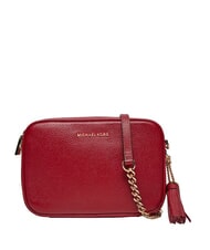 MICHAEL KORS JET SET Mini sac bandouli&egrave;re en cuir rouge - Sacs pour Femme - 1