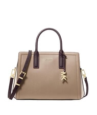 MICHAEL KORS LAILA Sac &agrave; main avec bandouli&egrave;re, en cuir - Sacs pour Femme