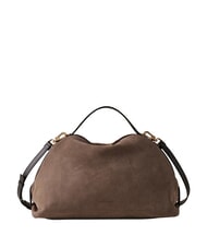 BORBONESE SEXY Sac &agrave; main avec bandouli&egrave;re cendr&eacute;/&eacute;b&egrave;ne - Sacs pour Femme - 1