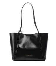 THE BRIDGE MAGDA Sac bandouli&egrave;re en cuir black Gold - Sacs pour Femme - 1