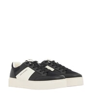 ARMANI EXCHANGE LION Baskets noir + blanc cass&eacute; - Chaussures Homme - 1