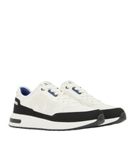 ARMANI EXCHANGE DUSSELDORF Baskets Homme blanc cass&eacute; + noir - Chaussures Homme - 1