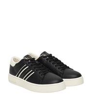 ARMANI EXCHANGE LONDON Baskets noir + blanc cass&eacute; - Chaussures Femme - 1